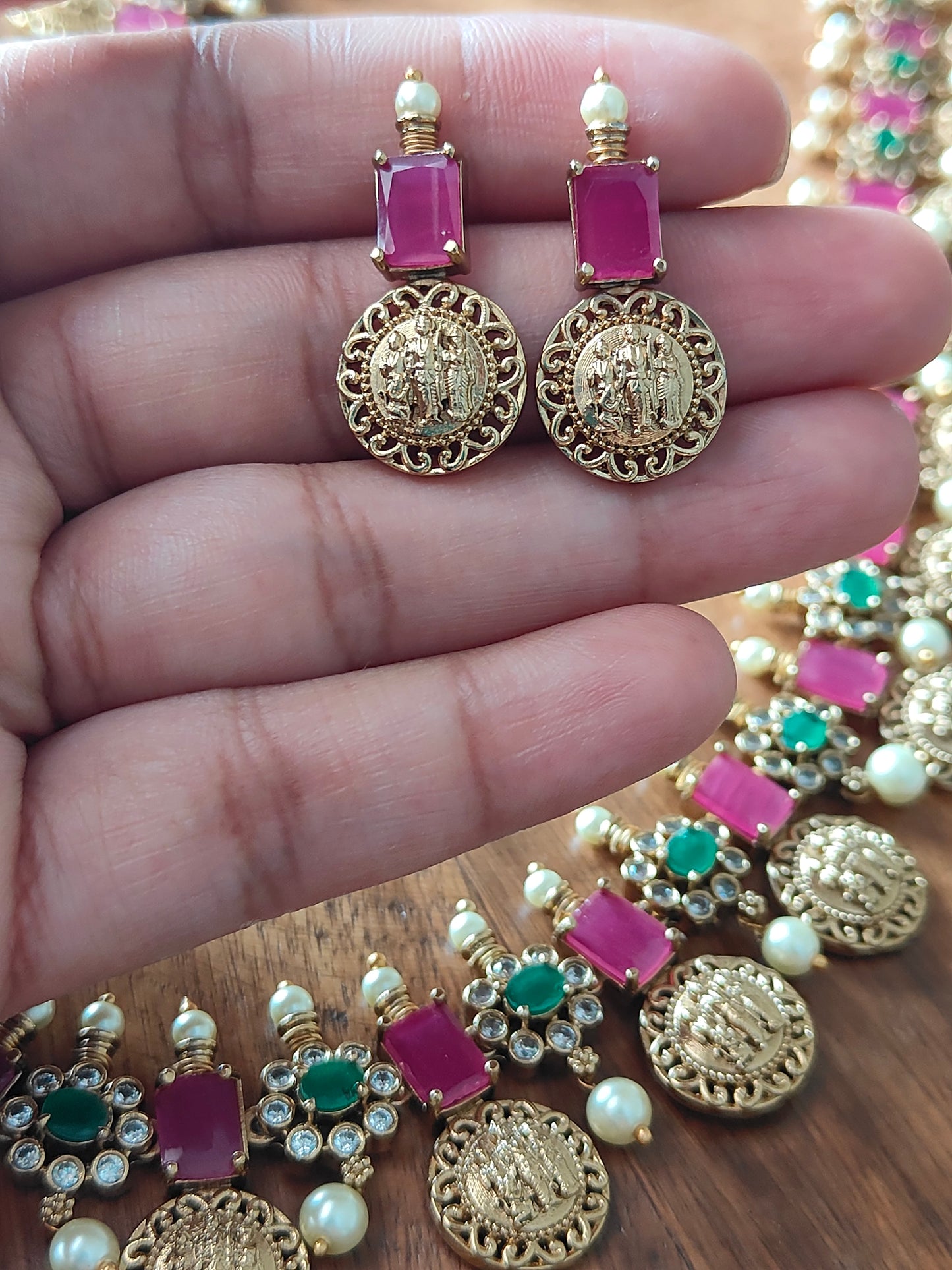 Rama Lakshmana Sita Hanuman kaasu mala set