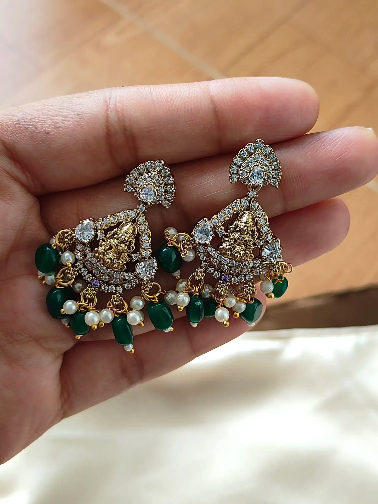 Regal Lakshmi Temple Necklace set Code - 146