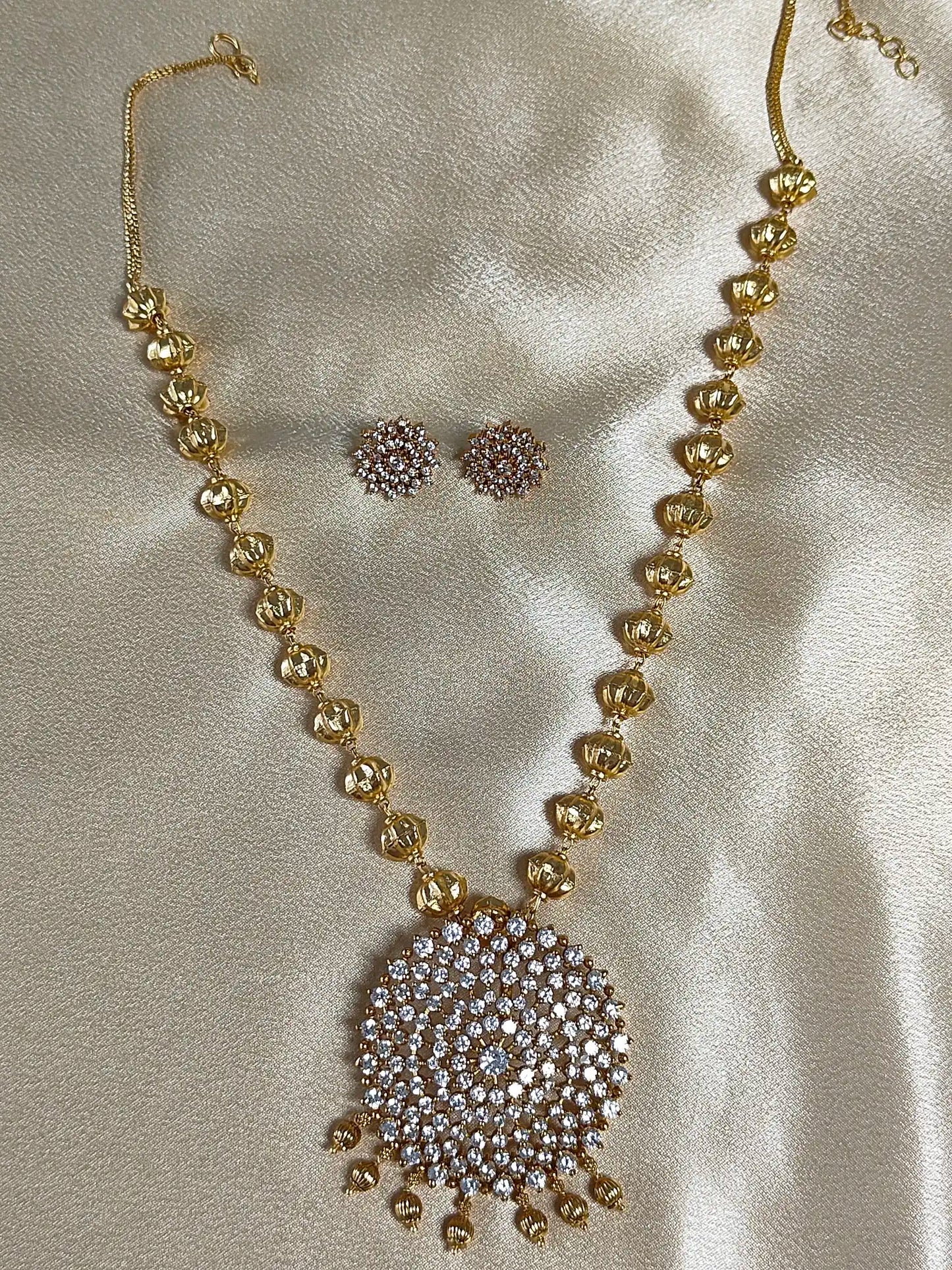 Dazzling AD Stone Pumpkin Beads Haram. Code 164