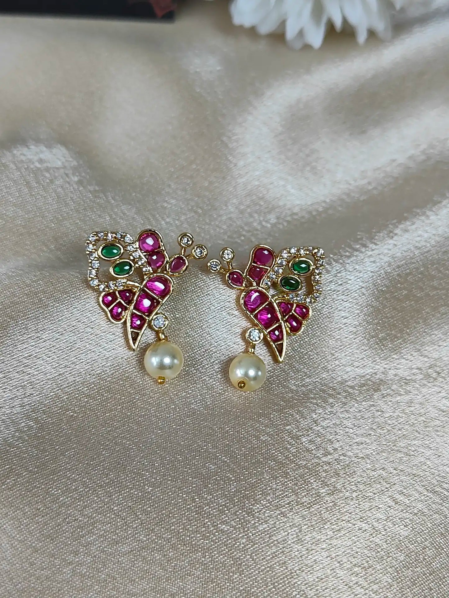 Lakshmi Kasu butterfly necklace Set. Code - 171