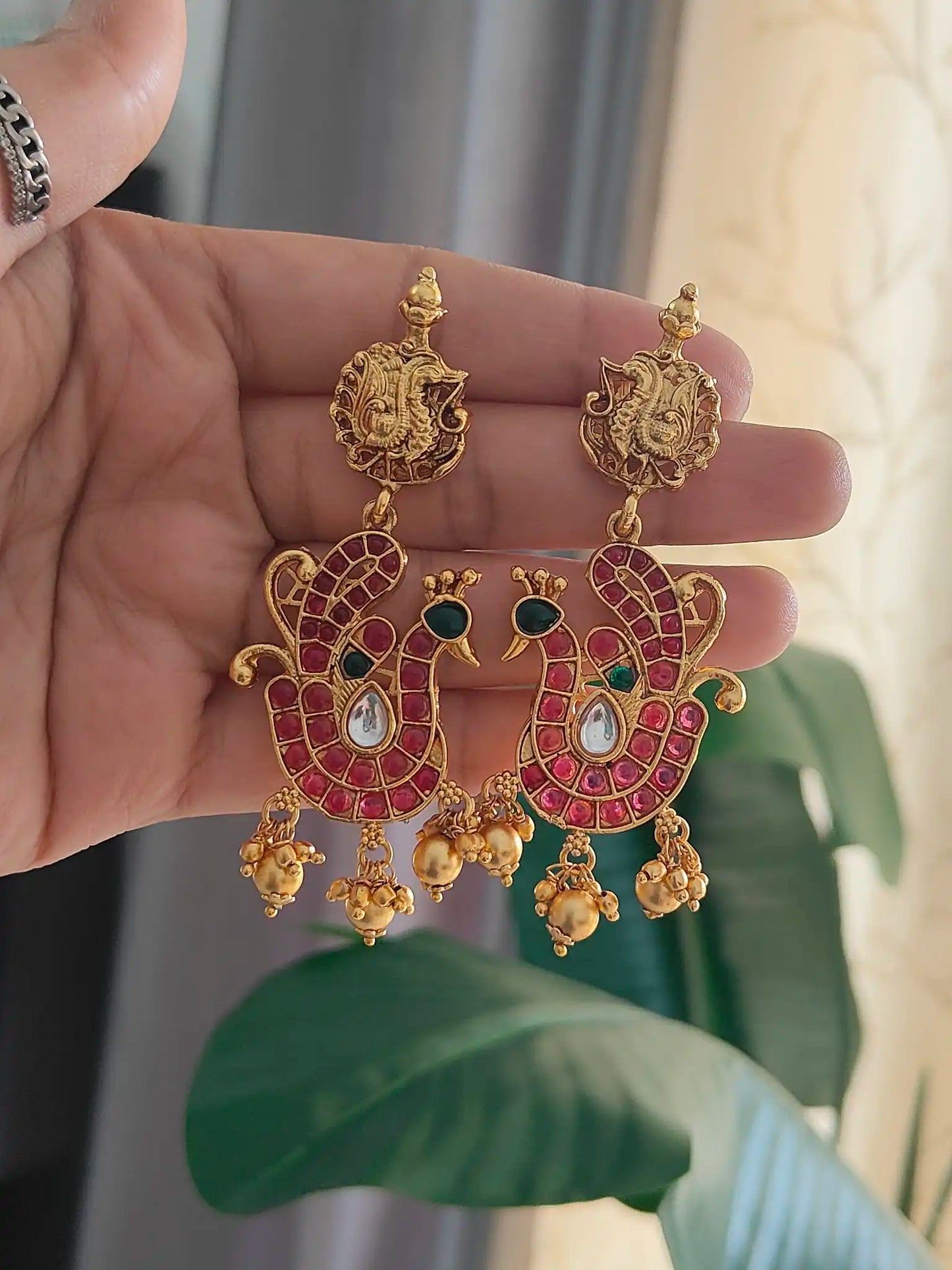 Bottu Mala – Ruby Lakshmi Temple Necklace set
C - 177