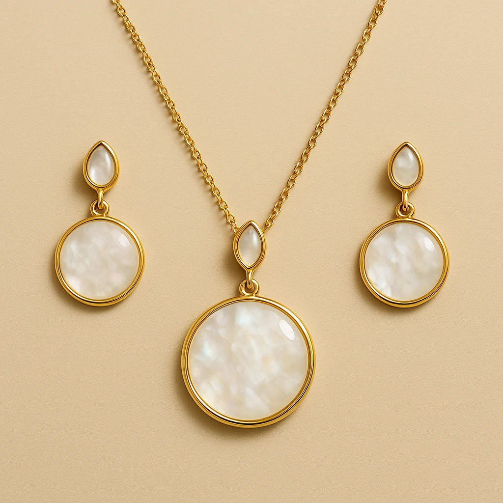 Mother of pearl jewellery