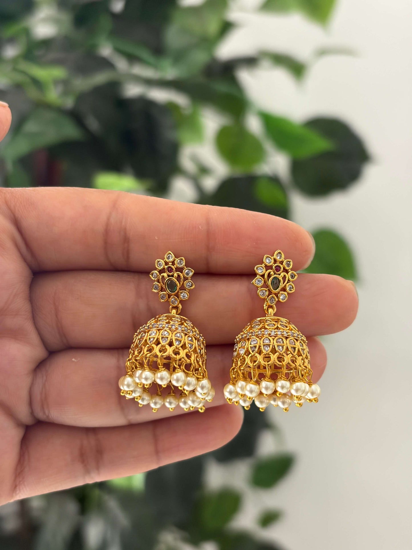 Minimal Temple Jewellery Set